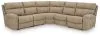 Ashley Furniture 61004/58/31/77/46/62/13 Ashley Furniture 61004/58/31/77/46/62/13 Next-Gen Durapella - 6 Pc. - 5-Piece Power Reclining Sectional, Power Recliner - Sand