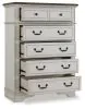 Ashley Furniture B747-46 Blendon - Five Drawer Chest - Two-tone