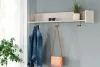 Ashley Furniture EA1864-151 Socalle - Wall Mounted Coat Rack w/Shelf - Light Natural
