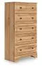 Ashley Furniture PCB1075-46 Aleaport - Five Drawer Chest - Warm Brown