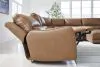 Ashley Furniture PCU62606S10 Ashley Furniture PCU62606S10 DeepWakes - 6-Piece Power Reclining Sectional With 2 Armless Chairs And Storage Console - Caramel