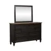 Liberty Furniture 615-BR-ODM Americana Farmhouse - Dresser & Mirror - Black