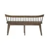 Liberty Furniture 826-C4000B Midland Falls - Spindle Back Bench - Rustic Brown