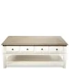 Riverside Furniture 59501 Myra - Leg Cocktail Table - Natural / Paperwhite