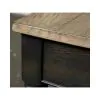 Riverside Furniture 32302 Barrington - 2 Tone Rectangular Cocktail Table - Antique Oak / Matte Black