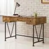 CoasterEveryday 801541 Analiese - 3-Drawer Writing Desk - Rustic Nutmeg