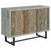 CoasterEssence 953565 Abelardo - 3-Drawer Engineered Wood Cabinet - Weathered Oak