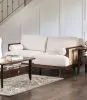 Furniture of America CM9982-LV Alesund - Loveseat - Beige / Walnut