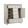 Pulaski Furniture P269125S Camila - 9 Drawer Door Chest - Creamy White