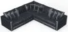 Jackson Furniture Industries 2245/36/31/59/37/5-23 Jackson Furniture Industries 2245/36/31/59/37/5-23 Remington - 5 Piece Modular Sectional - Slate