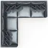 Jackson Furniture Industries 2245/36/31/59/37/5-23 Jackson Furniture Industries 2245/36/31/59/37/5-23 Remington - 5 Piece Modular Sectional - Slate