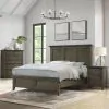 Intercon SM-BR-8865Q-GRY-C San Mateo - Queen Standard Bed - Gray
