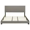 Coaster Fine Furniture 300851KE Dorian - Fabric Upholstered Eastern King Panel Bed - Taupe