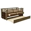 Coaster Fine Furniture 400716T Carlsbad - Wood Twin Captains Bed With Trundle - Medium Brown