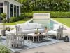 Intercon AX-SF-3079C-WHT-C Alexa - Outdoor Seating Sofa With Pillows - White