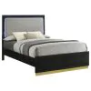 Coaster Fine Furniture 224781KWB2 Caraway - California King Side Rails, Box 2 of 2 - Black