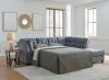 Ashley Furniture 55303S4 Ashley Furniture 55303S4 Marleton - 2-Piece Sleeper Sectional With Raf Corner Chaise - Denim
