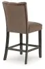 Ashley Furniture PCD581-124 Jeshina - Upholstered Barstool (Set of 2) - Mocha