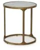 Ashley Furniture T399-6 Ashley Furniture T399-6 Korajane - Round End Table - Antique Gold