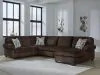 Ashley Furniture PC35603S2 Ashley Furniture PC35603S2 Kimlee - 3-Piece Sectional With RAF Chaise - Chocolate