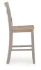 Ashley Furniture PCD403-124 Harperfeld - Barstool (Set of 2) - Natural / Gray