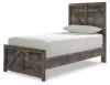 Ashley Furniture B440B16 Wynnlow - Twin Crossbuck Panel Bed - Gray