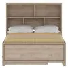 Samuel Lawrence Furniture S496-YBR-15 River Creek - Full Bed with Bookcase Headboard and Trundle - River Birch Brown
