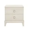 Samuel Lawrence Furniture S916-050 Madison - 2-Drawer Nightstand with USB Port in a Grey-White Wash Finish - Natural