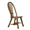 Liberty Furniture 17-C1032 Liberty Furniture 17-C1032 Treasures - Sheaf Back Side Chair - Rustic Oak / Brown