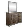 Liberty Furniture 361-BR-KPBDMCN Liberty Furniture 361-BR-KPBDMCN Big Valley - 5 Piece Bedroom Set (King Panel Bed, Dresser & Mirror, Chest, Nightstand) - Brownstone