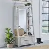 Liberty Furniture 406W-OT-2PCS Liberty Furniture 406W-OT-2PCS Modern Farmhouse - 2 Piece Hall Tree Set - White