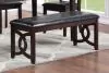 New Classic D1701-25-EBY New Classic D1701-25-EBY Gia - Bench - Ebony - Faux Leather