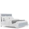 Riverside Furniture 30795-30796-30772 Riverside Furniture 30795-30796-30772 Rosalie - King Upholstered Bed - Blue / White