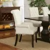 CoasterEssence 190163 Alana - Fabric Upholstered Dining Arm Chair - Beige