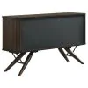 CoasterEssence 115275 Wes - 2 Door Sideboard Buffet Storage Cabinet - Dark Walnut