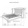 CoasterEveryday 300843Q Barzini - Upholstered Queen Wingback Bed - White