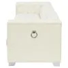 CoasterElevations 505391 Chaviano - Upholstered Track Arm Sofa - Pearl White