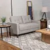 Coaster Fine Furniture 506786 Bowen - Upholstered Track Arm Tufted Loveseat - Beige