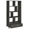CoasterEssence 801577 Dylan - 4-Shelf Storage Bookshelf - Weathered Gray