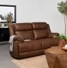 Coaster Fine Furniture 508282 Ellington - Upholstered Padded Arm Loveseat - Dark Brown