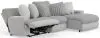 Jackson Furniture Industries 619/36/34/33-18 Jackson Furniture Industries 619/36/34/33-18 Abraxas - 3 Piece Power Reclining Sectional With 1 Lay-Back Chaise And 1 Recliner (RSF Chaise) - Moonstruck