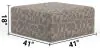 Jackson Furniture Industries 347012-2504/38 Zeke - Cocktail Ottoman - Cloud