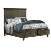 Intercon SM-BR-4325FS-GRY-C Intercon SM-BR-4325FS-GRY-C San Mateo Youth - Full Storage Bed - Gray