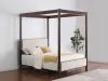 Coaster Fine Furniture 360331KE Zimmerlee - Metal Eastern King Canopy Bed - Rust Brown