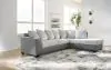Benchcraft® 31503S2 Clairette Court - 2-Piece Sectional With Raf Corner Chaise - Alloy