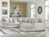 Benchcraft® 75105S2 Benchcraft® 75105S2 LaureLGrove - 4-Piece Sectional With RAF Corner Chaise - Pebble