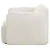Coaster Fine Furniture 509813 Dorset - Fabric Upholstered Round Track Arm Accent Chair - White