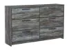 Ashley Furniture B221-31 Baystorm - Six Smooth Drawer Dresser - Gray