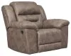 Ashley Furniture 3990525 Stoneland - Rocker Recliner - Light Brown