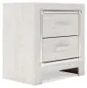 Ashley Furniture B2640-92 Altyra - Two Drawer Night Stand - White